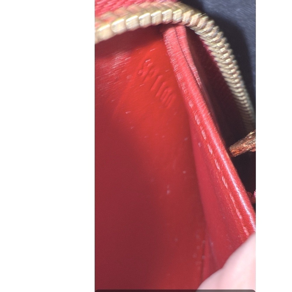 Louis Vuitton Zippy Wallet Monogram Vernis Pomme d'Amour Red SP1100 - Picture 4 of 15